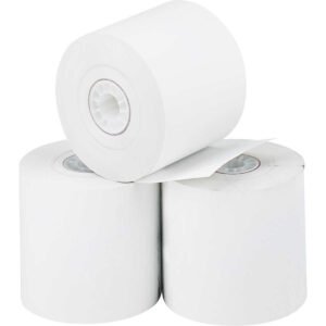Iconex Thermal Calculator Paper Roll, White, 2-1/4" x 165', 12 Rolls