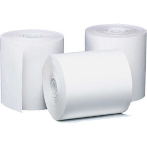 Iconex Thermal Cash Register/POS Paper Roll, White, 3-1/8" x 119', 50 Rolls