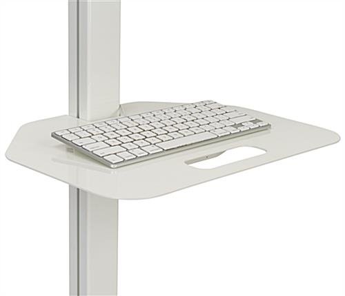 Industrial Laptop Tray Mount with Hardware Included - White - Image 3