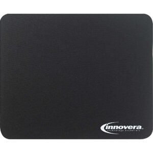 Innovera Natural Rubber Mouse Pad, Black