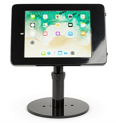 iPad Pro 10.5” Adjustable Desktop Stand w/ Lock & Covered Home Button - Black - Image 5