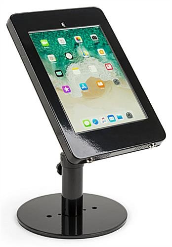iPad Pro 10.5” Adjustable Desktop Stand w/ Lock & Covered Home Button - Black