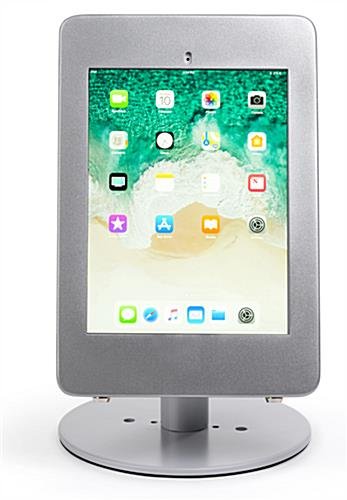 iPad Pro 10.5” Adjustable Desktop Stand w/ Lock & Covered Home Button - Silver - Image 4