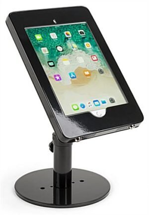 iPad Pro 10.5” Adjustable Desktop Stand w/ Lock & Exposed Home Button - Black