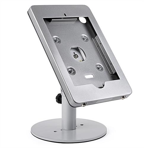 iPad Pro 10.5” Adjustable Desktop Stand w/Lock & Exposed Home Button - Silver - Image 3