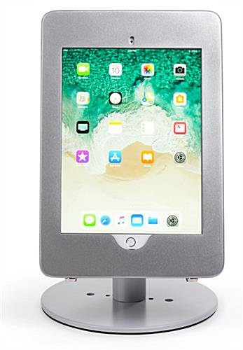 iPad Pro 10.5” Adjustable Desktop Stand w/Lock & Exposed Home Button - Silver - Image 4