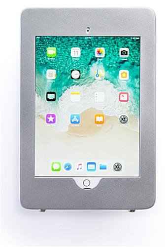 iPad Pro 10.5” Wall Fixture w/ Exposed Home Button, Tilt & Rotate Functions - Silver - Image 3