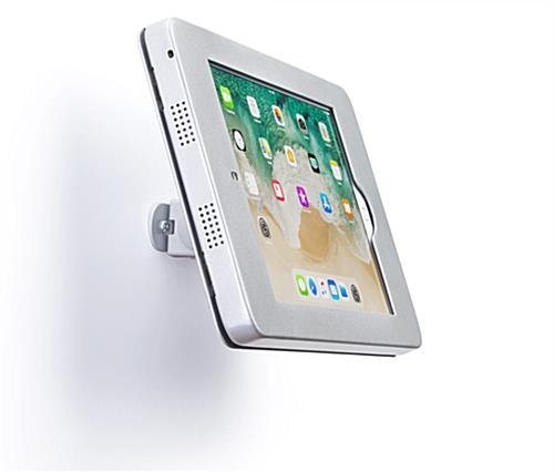 iPad Pro 10.5” Wall Fixture w/ Exposed Home Button, Tilt & Rotate Functions - Silver - Image 5