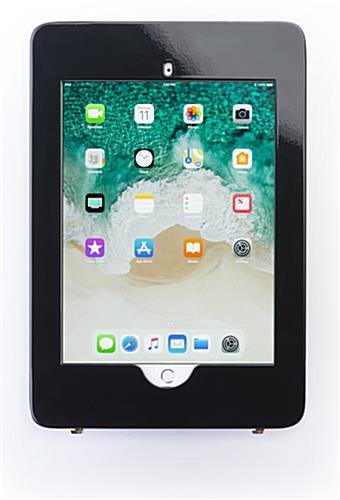 iPad Pro 10.5” Wall Fixture w/ Exposed Home Button, Tilt & Rotation - Black - Image 3
