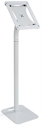 iPad Pro Stand for Floor or Countertop, CC Reader Compatible, Lockable – White - Image 2