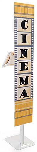 iPad Pro Tablet Stand with 12 x 60 Custom Banner - White - Image 3