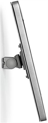 iPad Pro Wall Fixture w/ Covered Home Button, Tilting & Rotating Bracket - Silver - Image 3