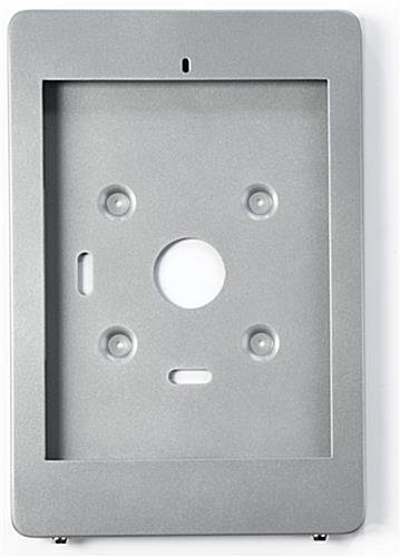 iPad Pro Wall Fixture w/ Covered Home Button, Tilting & Rotating Bracket - Silver - Image 4