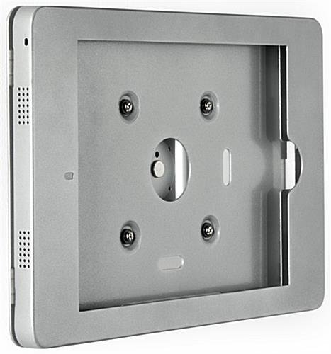 iPad Pro Wall Fixture w/ Exposed Home Button, Tilting & Rotating Bracket - Silver - Image 2
