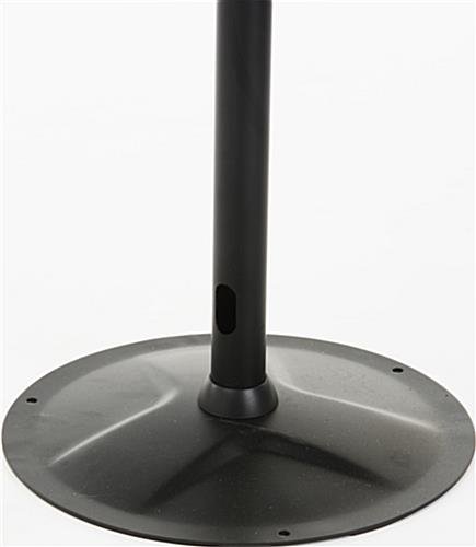 iPad Stand for Floor, Locking Enclosure with Rotating Bracket - Black - Image 4