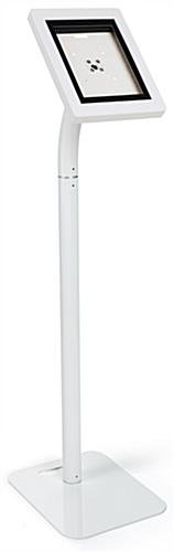 iPad Tablet Stand with 12 x 30 Custom Banner - White - Image 2