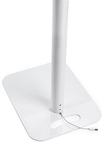 iPad Tablet Stand with 12 x 60 Custom Banner - White - Image 5