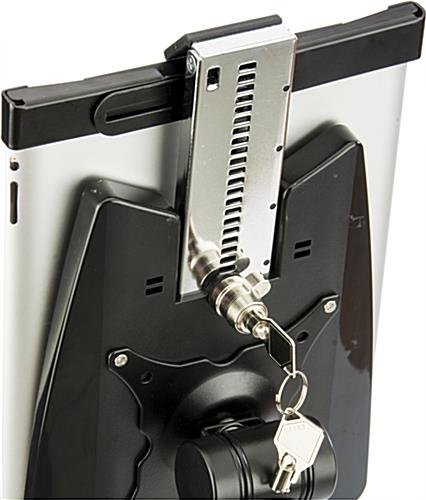 iPad Wall Mount w/ Optional Locking Kit, Tilting Enclosure - Black - Image 5