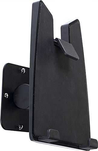 iPad Wall Mount w/ Optional Locking Kit, Tilting Enclosure - Black