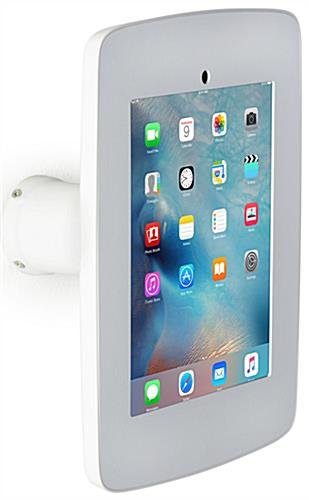 iPad Wall Mount w/ Tilting & Rotating Bracket - White