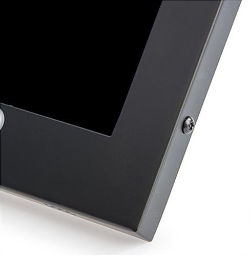 iPad Wall Mount with Articulating Arm, Locking, Adjustable Home Button Cover - Black - Image 3