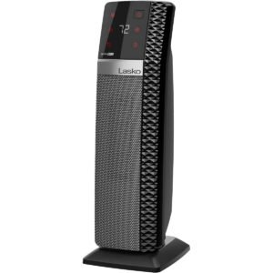 Lasko Elite Collection Ceramic Tower Heater with Remote, Black