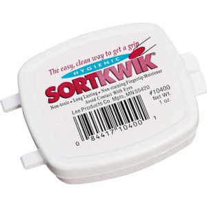 Lee Sortkwik Fingertip Moistener, 1 oz, Pink