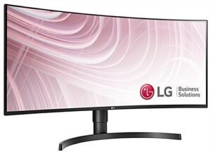 LG 34” Ultrawide WFHD Monitor w/ Curved Screen and Adjustable Stand - Black