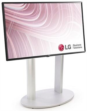 LG 43” 4K UHD SuperSign TV, WiFi & Bluetooth Connectivity, Tilting Base - Silver
