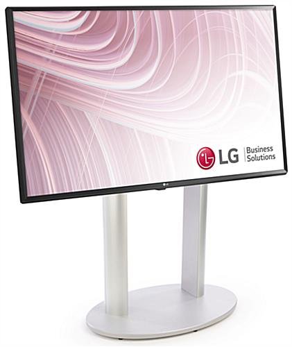 LG 55” 4K UHD SuperSign TV, WiFi & Bluetooth Connectivity, Tilting Base - Silver