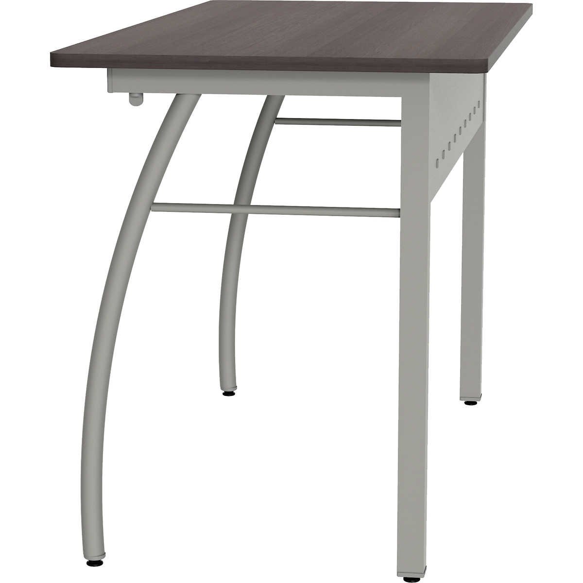 Linea Italia Trento Basic Desk, 47-1/4"L x 23-5/8"W x 29-1/2"H, Mocha - Image 2