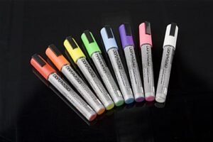 Liquid Chalk Markers, 3/16" Chisel Tip - Set of 8 Neon Colors