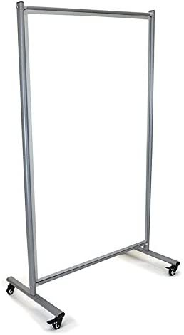 Furniture MD4072W Reversible Whiteboard Room Divider w/ 2 Magnetic Sides, 39 x 64, Each