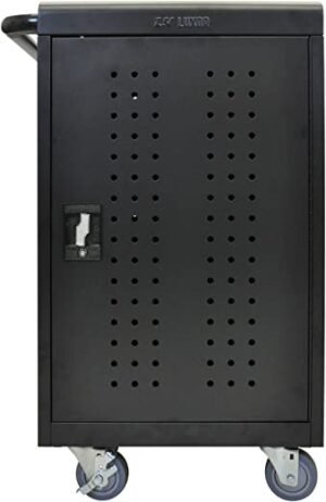 LLTM30-B-RFID Tablet Computer Charging Station, 36.75" H x 26" W x 20.25" D, Black