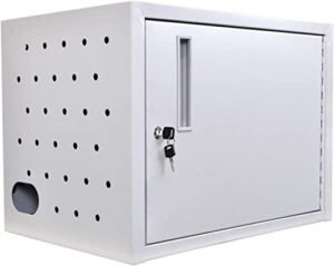 Office Classroom Libraries 12 Outlet Wall/Desk Tablet Charging Box