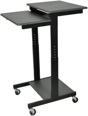 PS3945 Presentation Cart, 24"" W x 31"" D, Grey