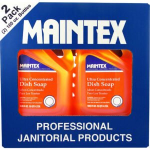 Maintex Ultra Concentrated Dish Soap, 160 fl oz, 2 ct