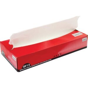 MarketWax Interfolded Regular Dry Wax Paper, 12"L x 10-3/4"W, White, 500 ct