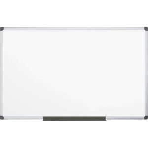 MasterVision Value Dry Erase Whiteboard, Aluminum Frame, 48"W x 96"L