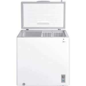 Midea Convertible Chest Freezer with Interior LED Light, 7.0 cu ft, White