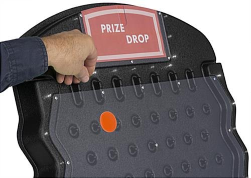 Mini Prize Drop Game w/ 3 Pucks, Lights, Printable Templates, Countertop - Black - Image 4