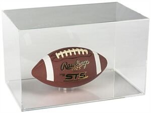 Model Display Case w/ Removable Riser, Acrylic Lift-Off Top & Clear Base