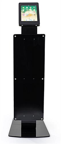 Navigator Plus Series iPad Pro 10.5” Locking Floor Stand w/ Poster Holder - Black - Image 3