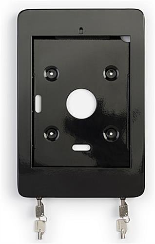 Navigator Plus Series iPad Pro 10.5” Locking Floor Stand w/ Poster Holder - Black - Image 7