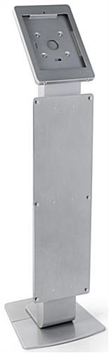 Navigator Plus Series iPad Pro Floor Stand w/ Locking Holder & Custom Poster - Silver - Image 2
