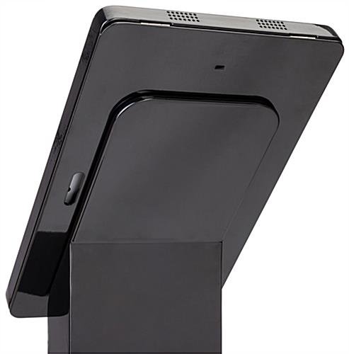 Navigator Plus Series Microsoft Surface Floor Stand w/ Sign Panel - Black - Image 6