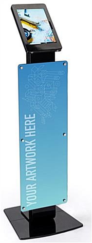 Navigator Plus Series Microsoft Surface Floor Stand w/ Sign Panel - Black