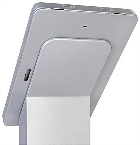 Navigator Plus Series Microsoft Surface Floor Stand w/ Sign Panel - Silver - Image 7