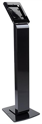 Navigator Series ADA Accessible iPad 10.5" Floor Stand w/ Locking Enclosure - Black - Image 2