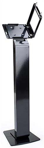 Navigator Series ADA Accessible iPad 10.5" Floor Stand w/ Locking Enclosure - Black - Image 3